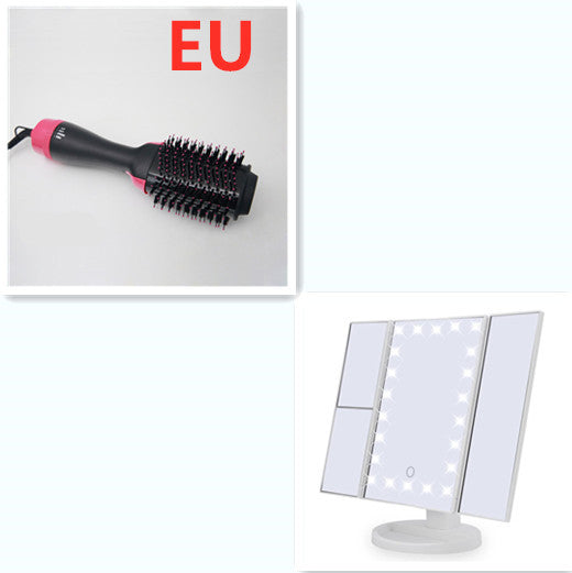 Multifunctional Hot Air Comb Cross-Border Three-In-One Hair Dryer Curler Straight Hair Comb Styling Comb