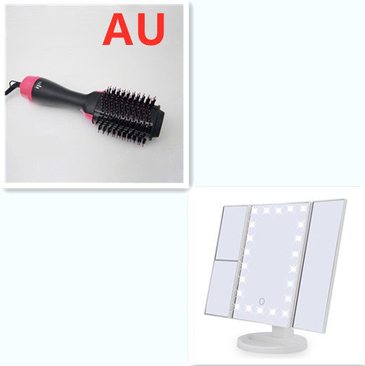 Multifunctional Hot Air Comb Cross-Border Three-In-One Hair Dryer Curler Straight Hair Comb Styling Comb