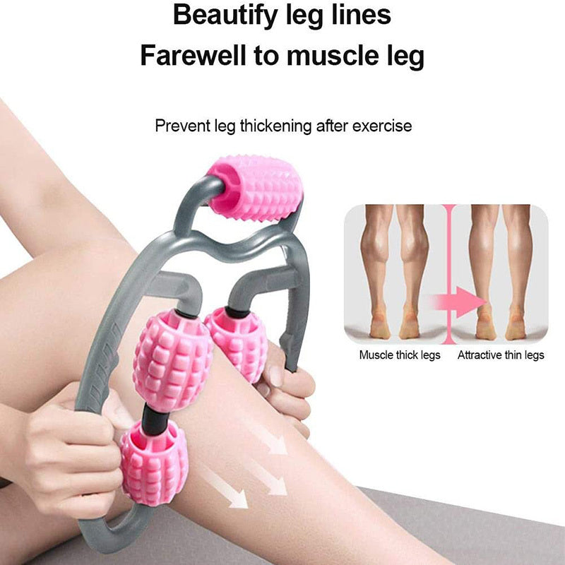4-Wheel Trigger Point Massager – Neck, Arms & Legs Relief