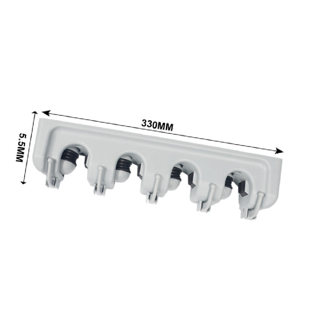 Mop and Broom Wall Rack | Closet & Garage Organizer