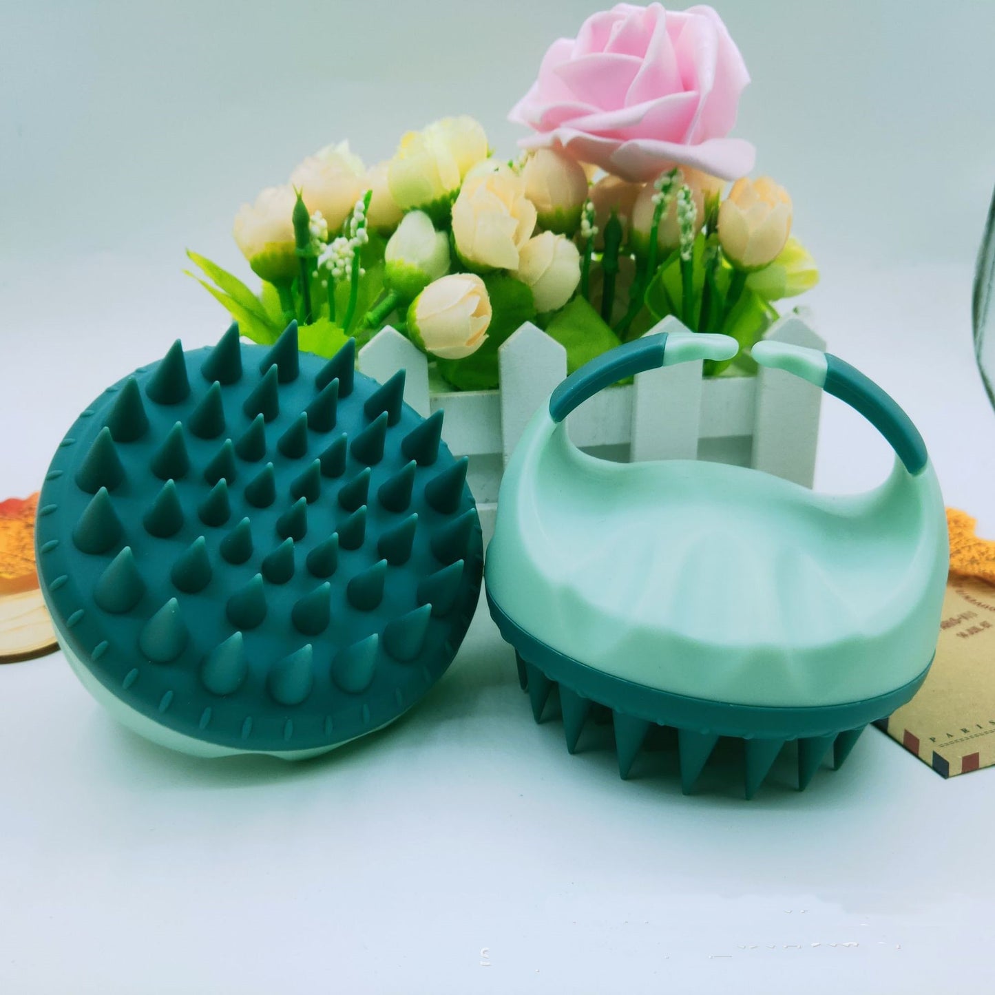 Silicone Scalp Massage Shampoo Brush
