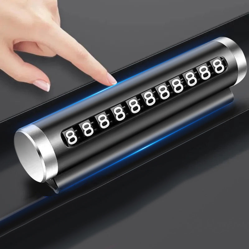 Car Parking Plate – Rotating Number Display