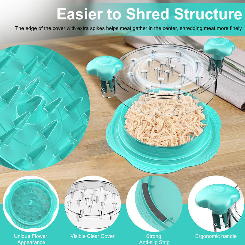 Chicken Shredder Tool – Twist & Grind | Anti-Slip, Dishwasher Safe, Ergonomic Meat Shredder for Chicken Breast, Pet Food, More
