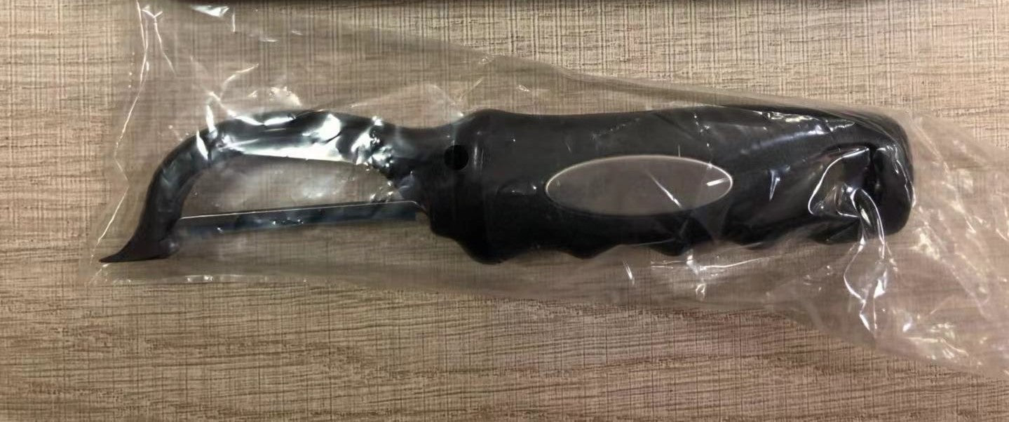 Straight Plastic PP Handle Stainless Steel Peeler