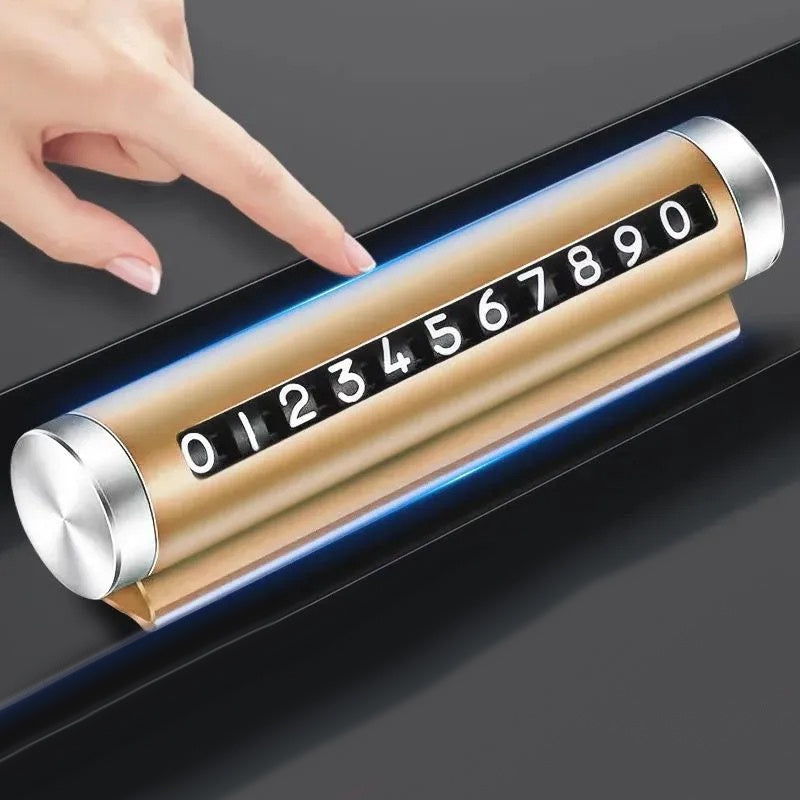 Car Parking Plate – Rotating Number Display