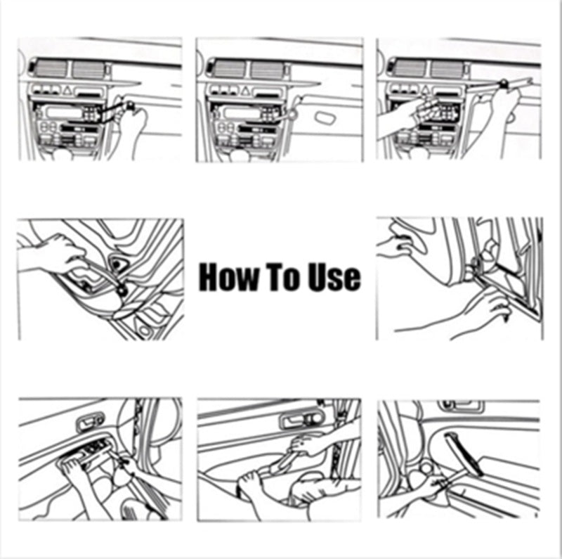 Auto Refit Essentials: 11/12PC Plastic Disassembly Set
