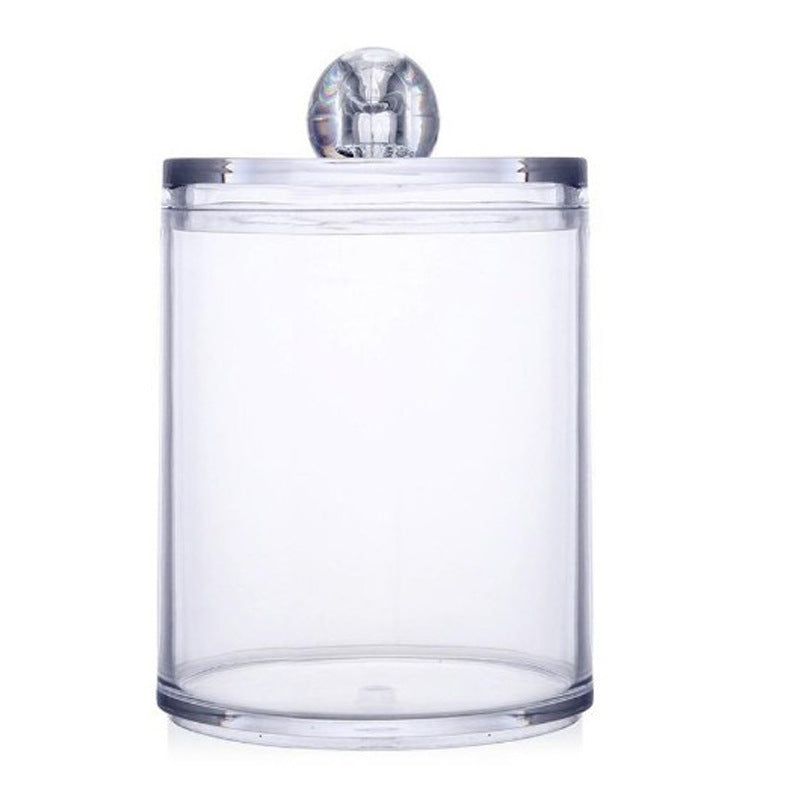 Clear Cotton Pad & Swab Holder – Makeup Storage Box
