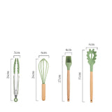 Heat-Resistant Silicone Cooking Utensil Set