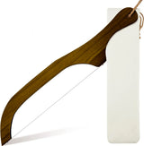 Premium Wooden Bread Bow Knife – Serrated Edge for Perfect Slicing