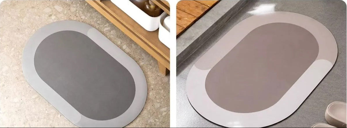 Magic Diatom Bath Mat – Quick Dry, Non-Slip & Stylish Bathroom Essential