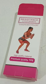 Elastic Workout Bands – Set of 5 for Yoga & Fitness