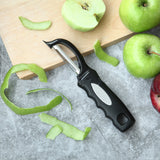 Straight Plastic PP Handle Stainless Steel Peeler