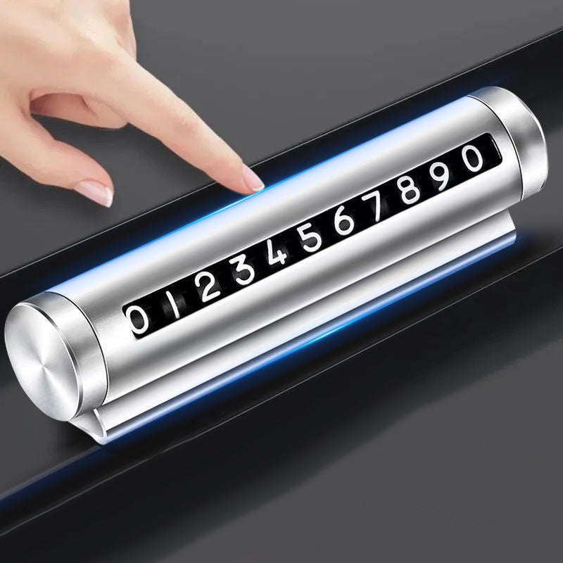 Car Parking Plate – Rotating Number Display