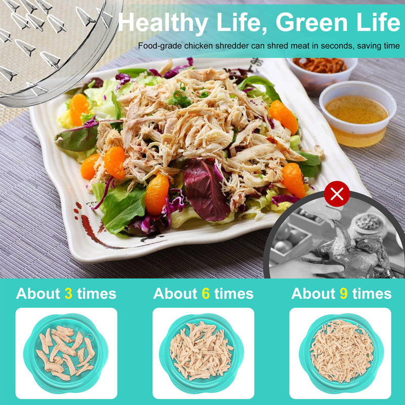 Chicken Shredder Tool – Twist & Grind | Anti-Slip, Dishwasher Safe, Ergonomic Meat Shredder for Chicken Breast, Pet Food, More