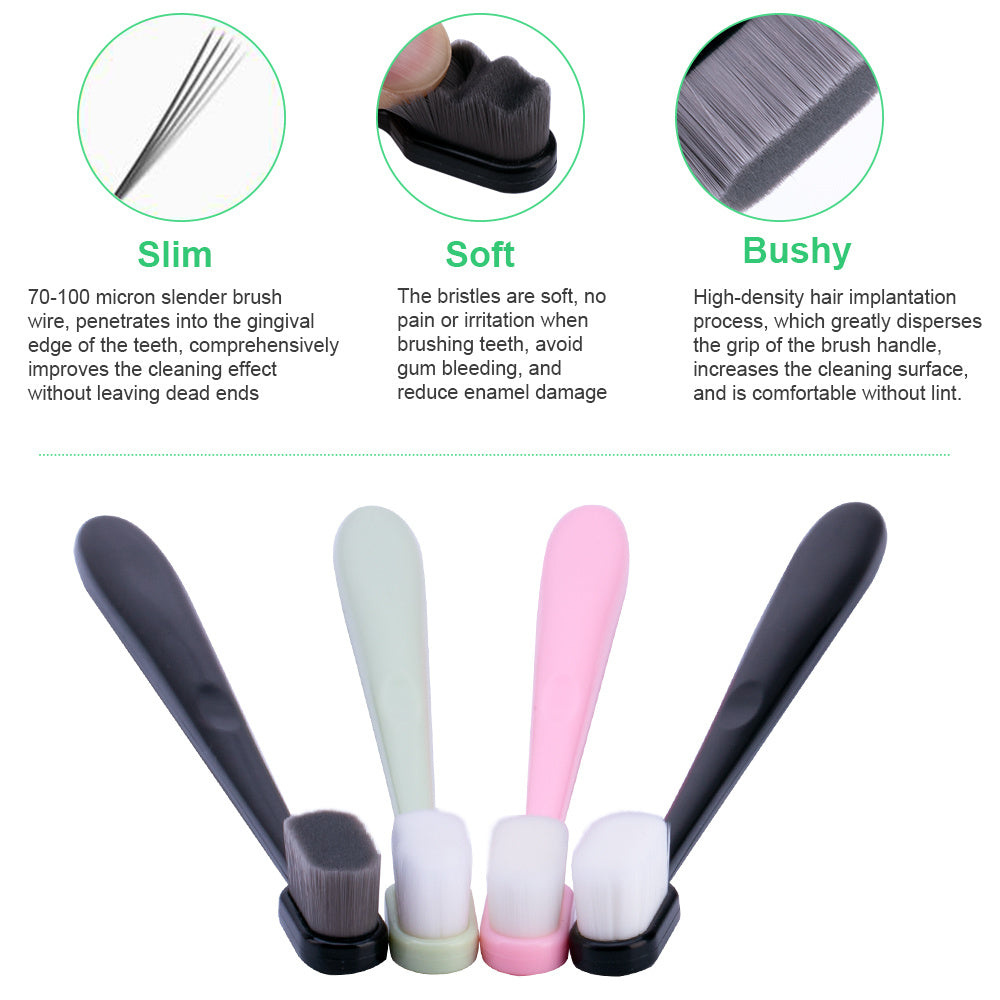 Super Soft Bristle Toothbrush – Gentle & Portable Oral Care
