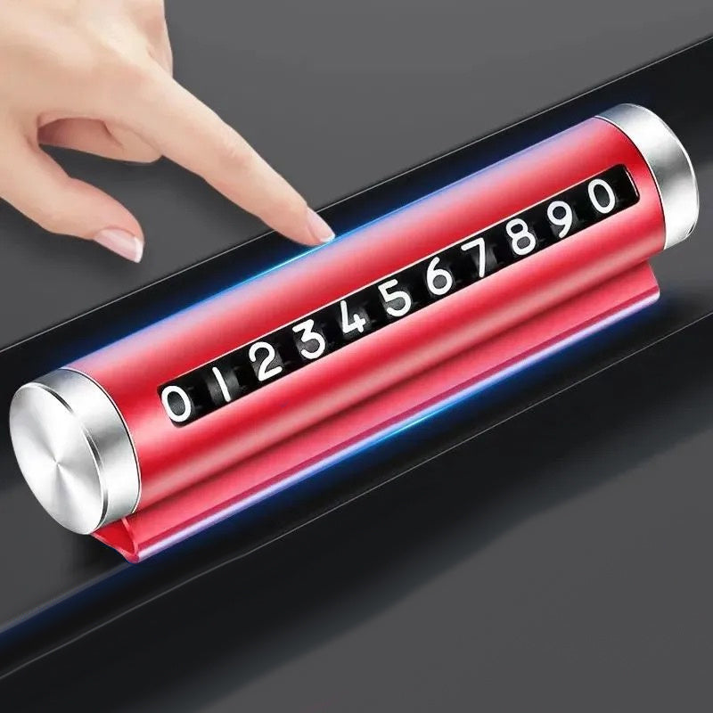 Car Parking Plate – Rotating Number Display