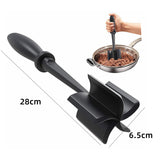 Heat-Resistant Meat Chopper & Masher – Non-Stick Nylon Tool for Ground Beef & Turkey