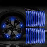 Reflective Car Stickers – Wheel & Door Safety Tape
