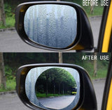 Rainproof Mirror Film – Anti-Fog Car Stickers (2-Pack)