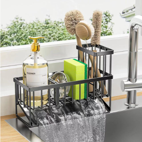 Kitchen Stainless Steel Sponge And Cloth Storage Rack