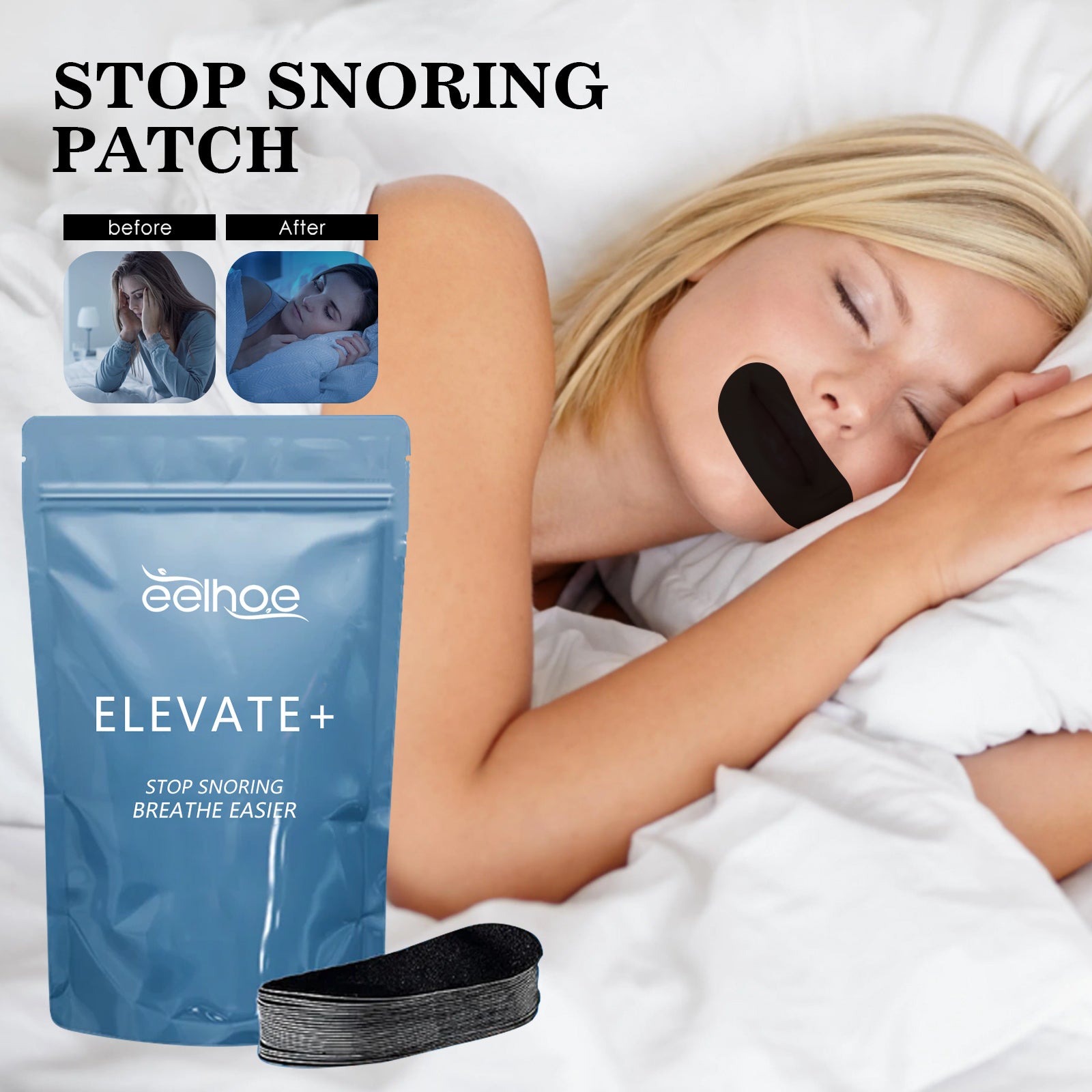 Mouth Tape for Snoring – Sleep Patch for Adults