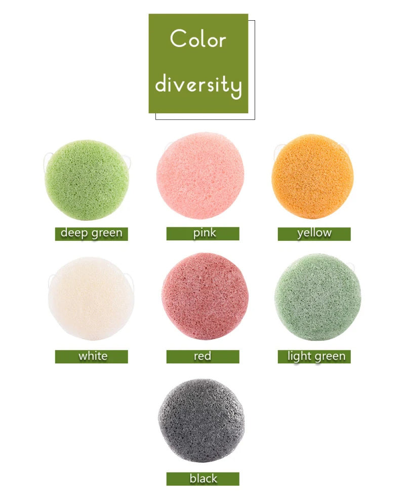 Konjac Facial Sponge – Soft & Natural Skin Cleanser
