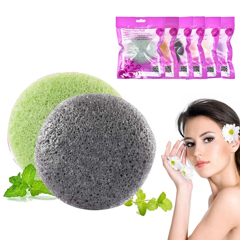 Konjac Facial Sponge – Soft & Natural Skin Cleanser