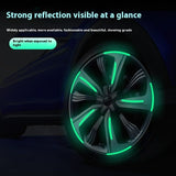 Reflective Car Stickers – Wheel & Door Safety Tape