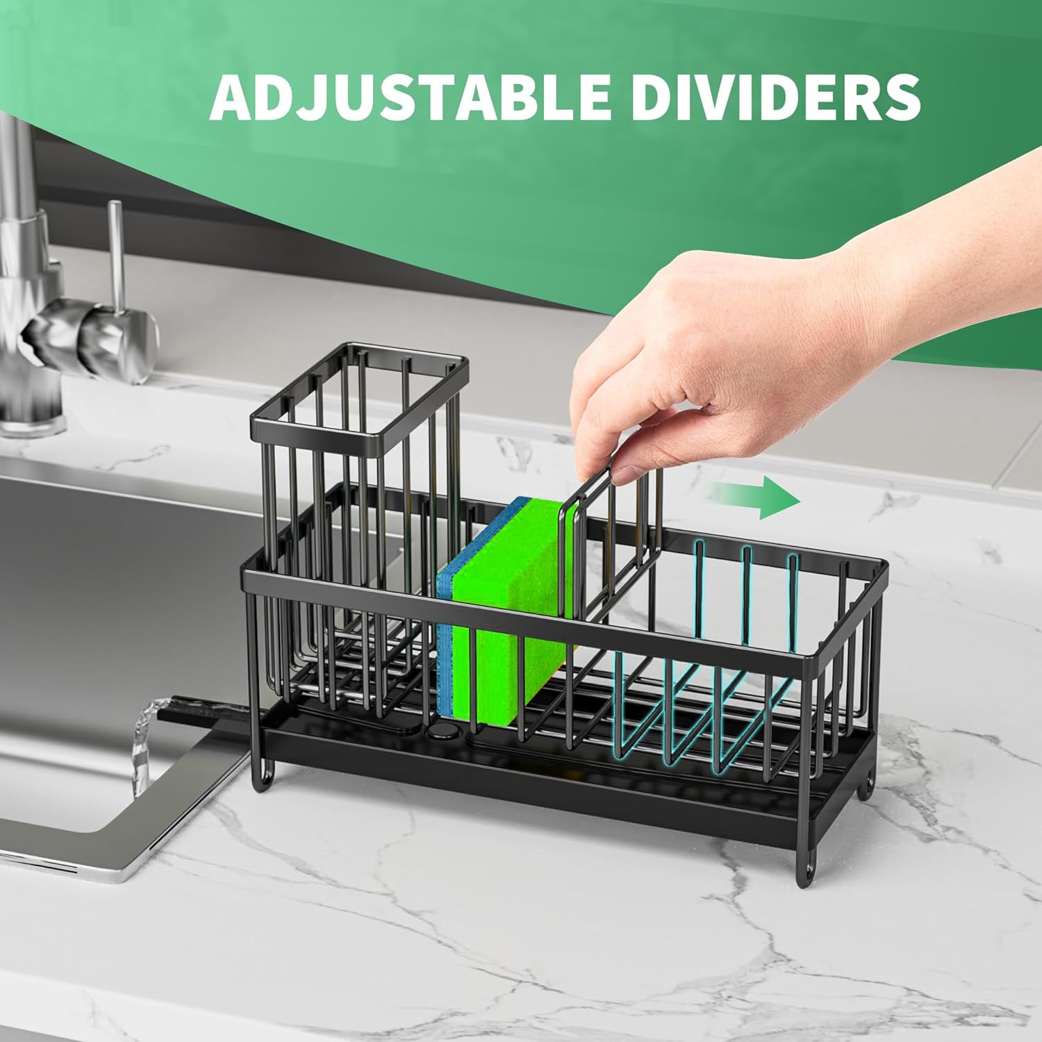 Kitchen Stainless Steel Sponge And Cloth Storage Rack