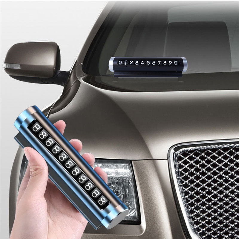 Car Parking Plate – Rotating Number Display