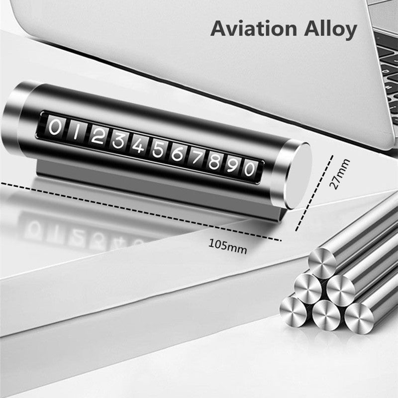 Car Parking Plate – Rotating Number Display