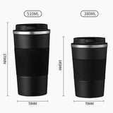 Thermal Coffee Mug – 380ml/510ml Stainless Cup