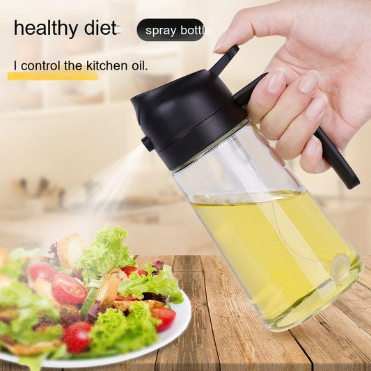 2-in-1 Glass Oil Sprayer 470ml – Kitchen & BBQ Use