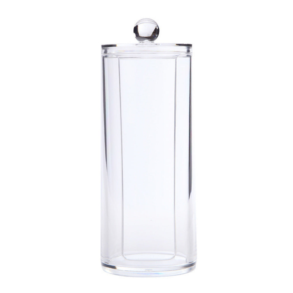 Clear Cotton Pad & Swab Holder – Makeup Storage Box