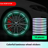 Reflective Car Stickers – Wheel & Door Safety Tape