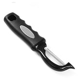 Straight Plastic PP Handle Stainless Steel Peeler
