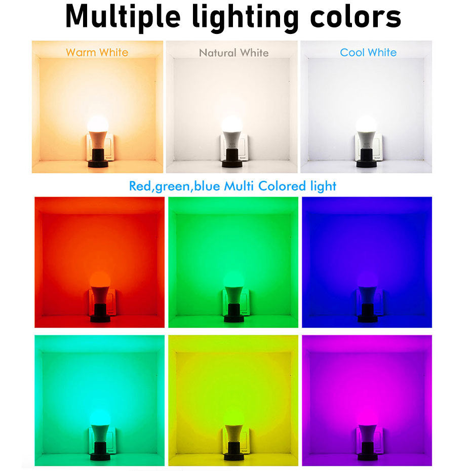 Explosive Wi-Fi Smart Bulb Color Tone Voice Control Bulb